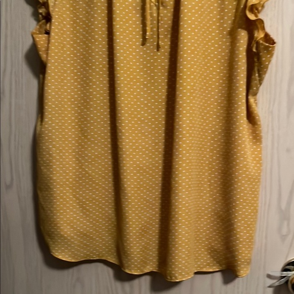 Yellow Ruffled Women's Top - Picture 6 of 11